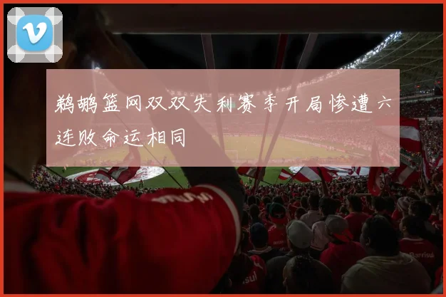鹈鹕篮网双双失利赛季开局惨遭六连败命运相同